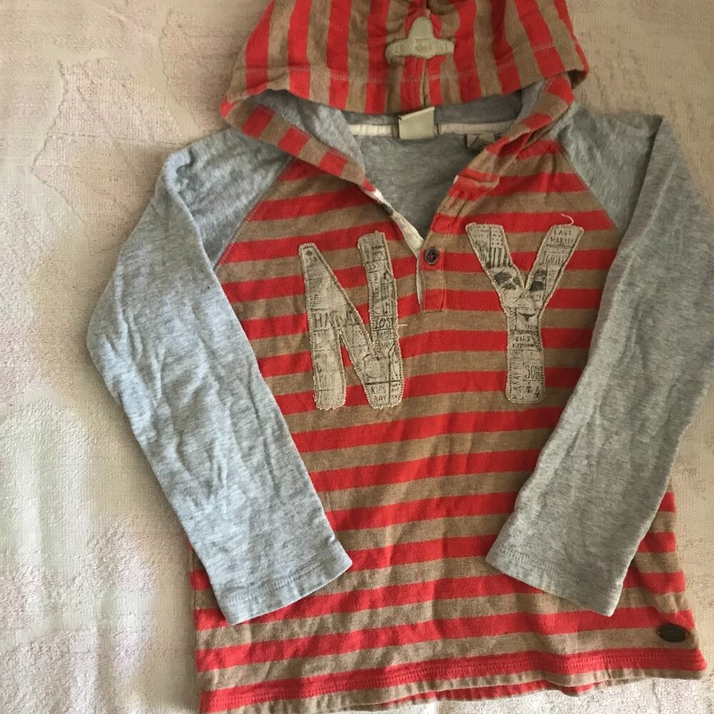 Scotch Shrunk Hooded kids be nice 1982 NY sweatshirt